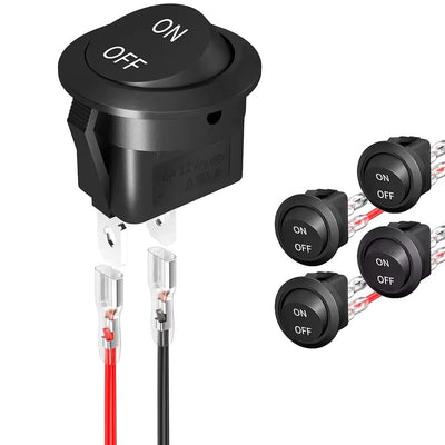 Round Button/Switch ON/OFF With Wires