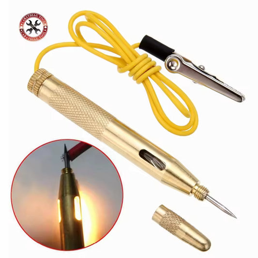 Car Light Circuit Tester Lâmpada Tensão DC 12V 24V