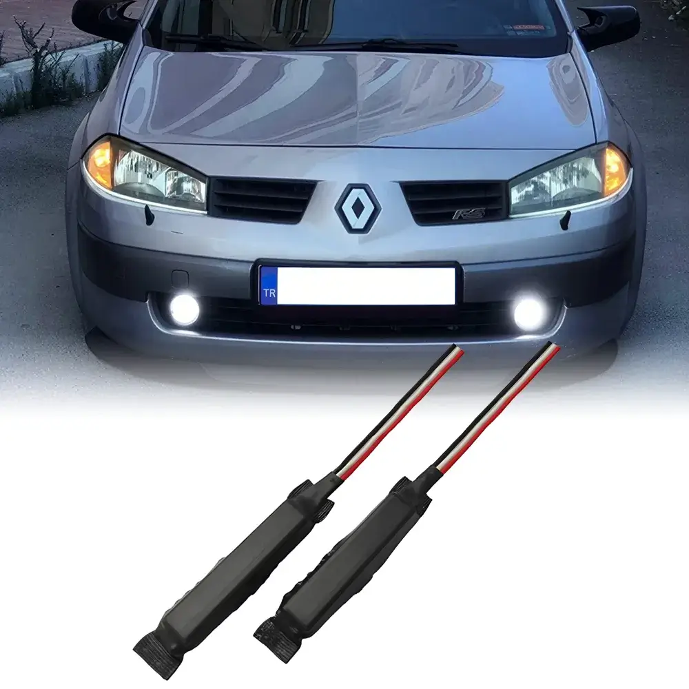 us running lights kit installed in a renault