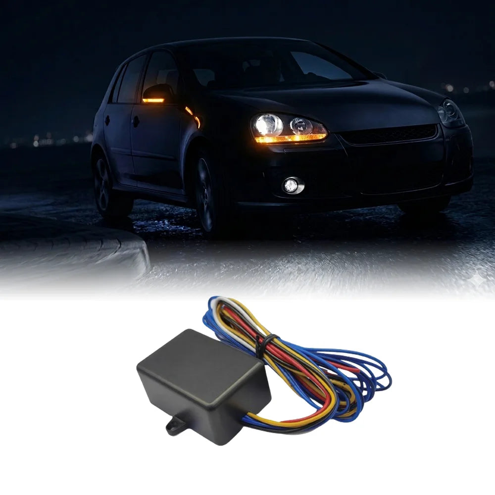 vw golf with the abbiegelicht modul installed